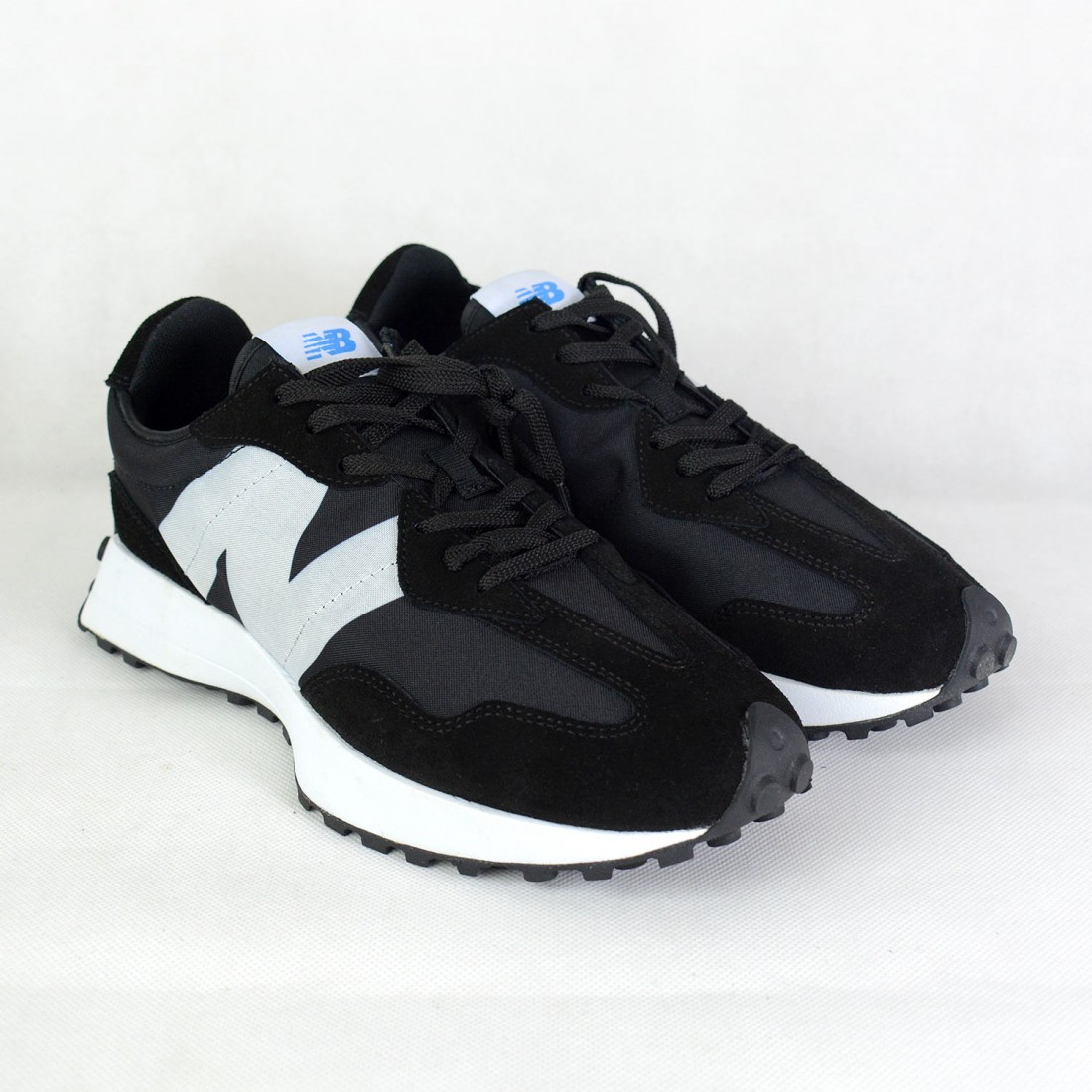 new balance 327 lab black white